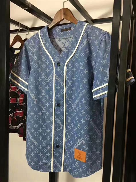 louis vuitton supreme baseball shirt replica|louis vuitton copies for sale.